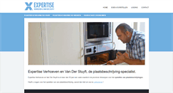 Desktop Screenshot of expertiseverhoeven.be